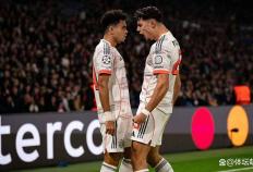 欧冠(guān)巅峰对决：拜仁2-1逆转巴黎，迪亚斯双响铸就经典，欧冠(guān)格局再迎变数