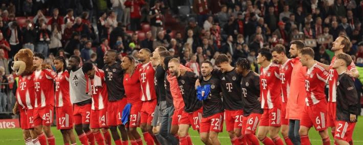 欧冠(guān)|16連(lián)胜前无古人，拜仁2：1擊(jī)败巴黎聖(shèng)日耳曼独享殊(shū)荣