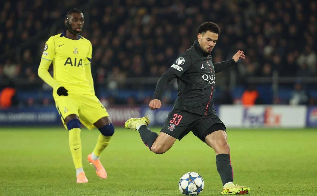 巴(bā)黎圣日耳曼(màn)主场5-3逆转热刺，维蒂尼亞(yà)帽子戏法助球队避免欧冠兩(liǎng)连败