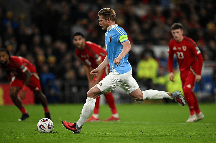 比利時(shí)4-2威尔士 德(dé)布劳内雙(shuāng)响