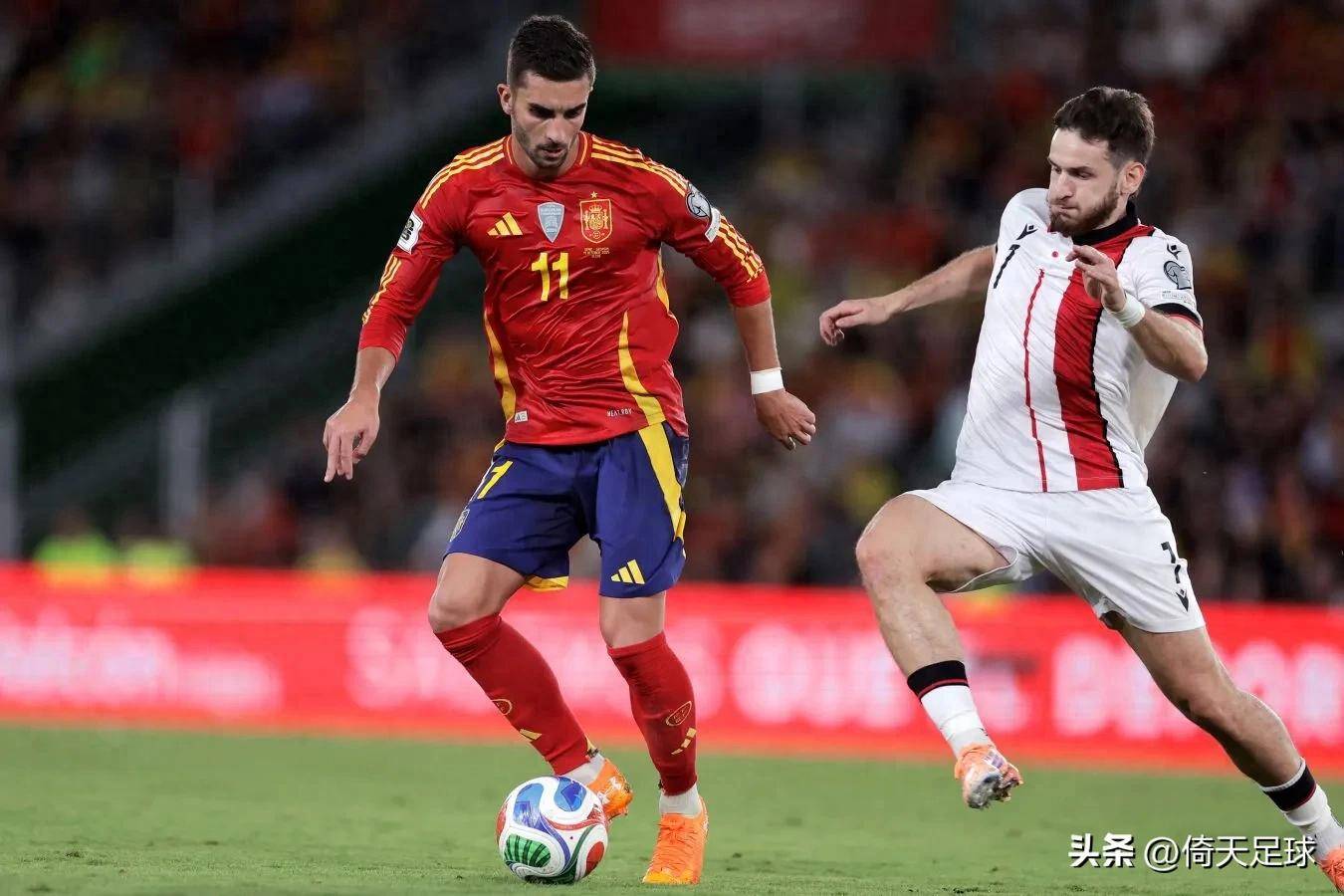 2-0!西班牙轻取格鲁吉亚!克瓦拉茨赫利亚等人全场梦游