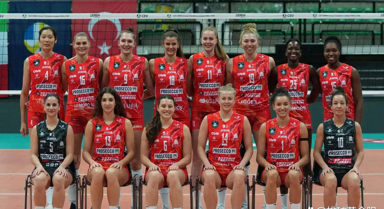 朱婷換(huàn)上全新球衣(yī)归队，科内利亚诺力争欧冠首轮冲击22连勝(shèng)